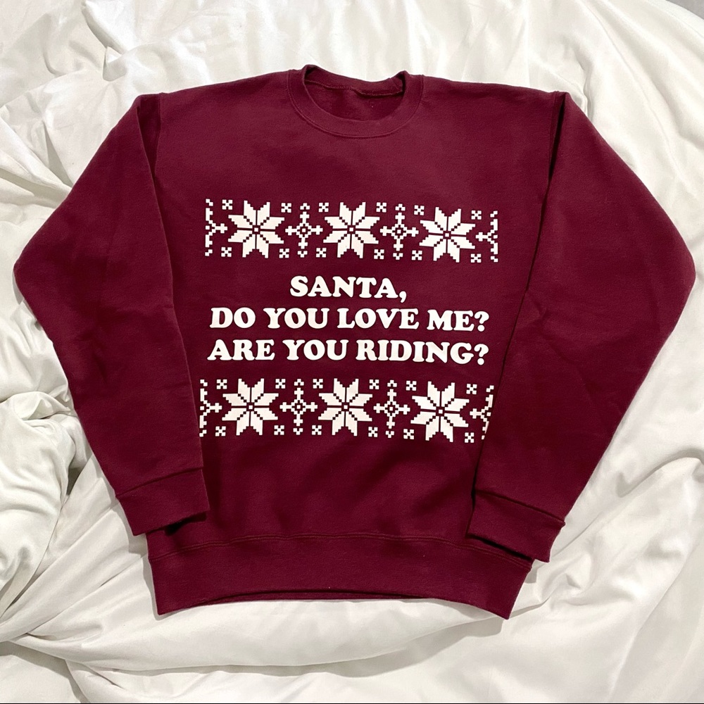 Drake Burgundy Holiday Sweater